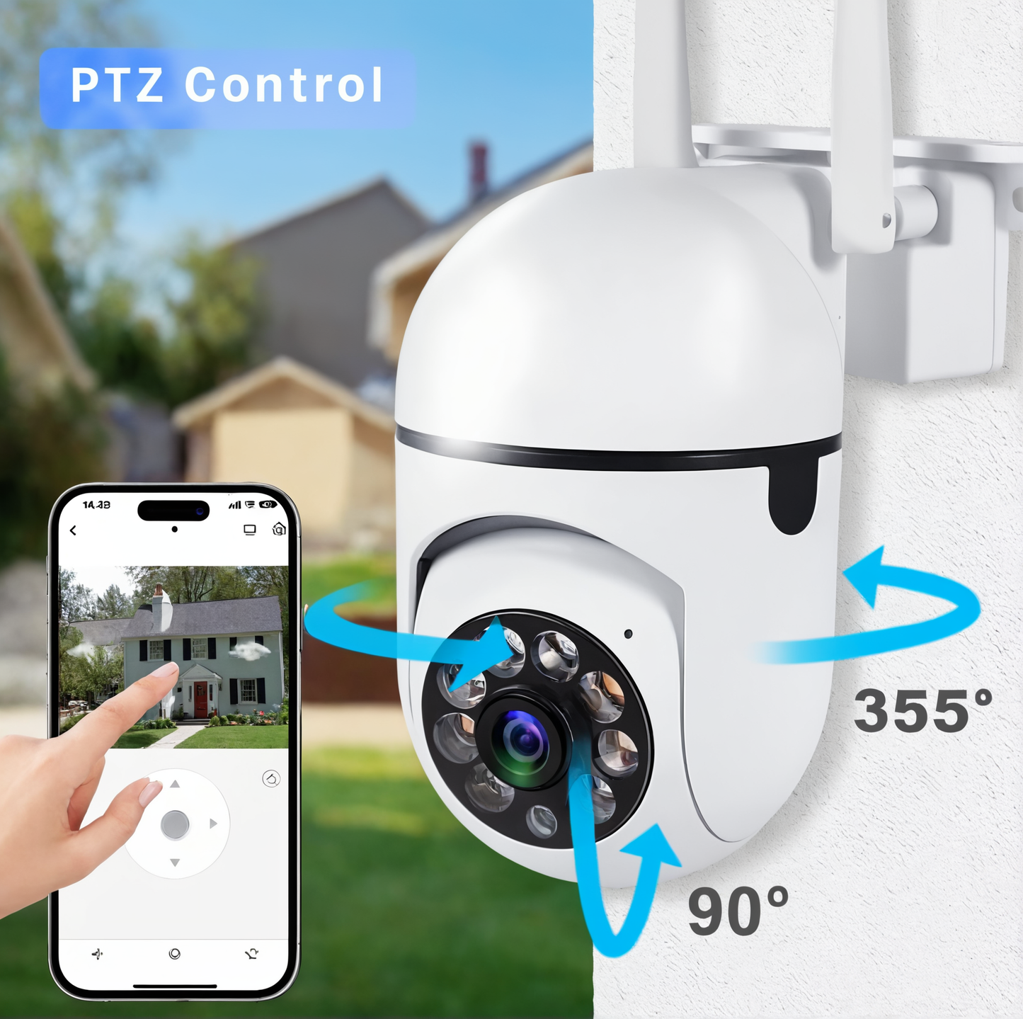 VENTANA AL FUTURO 360° Peacekeeper Wireless Security Camera™
