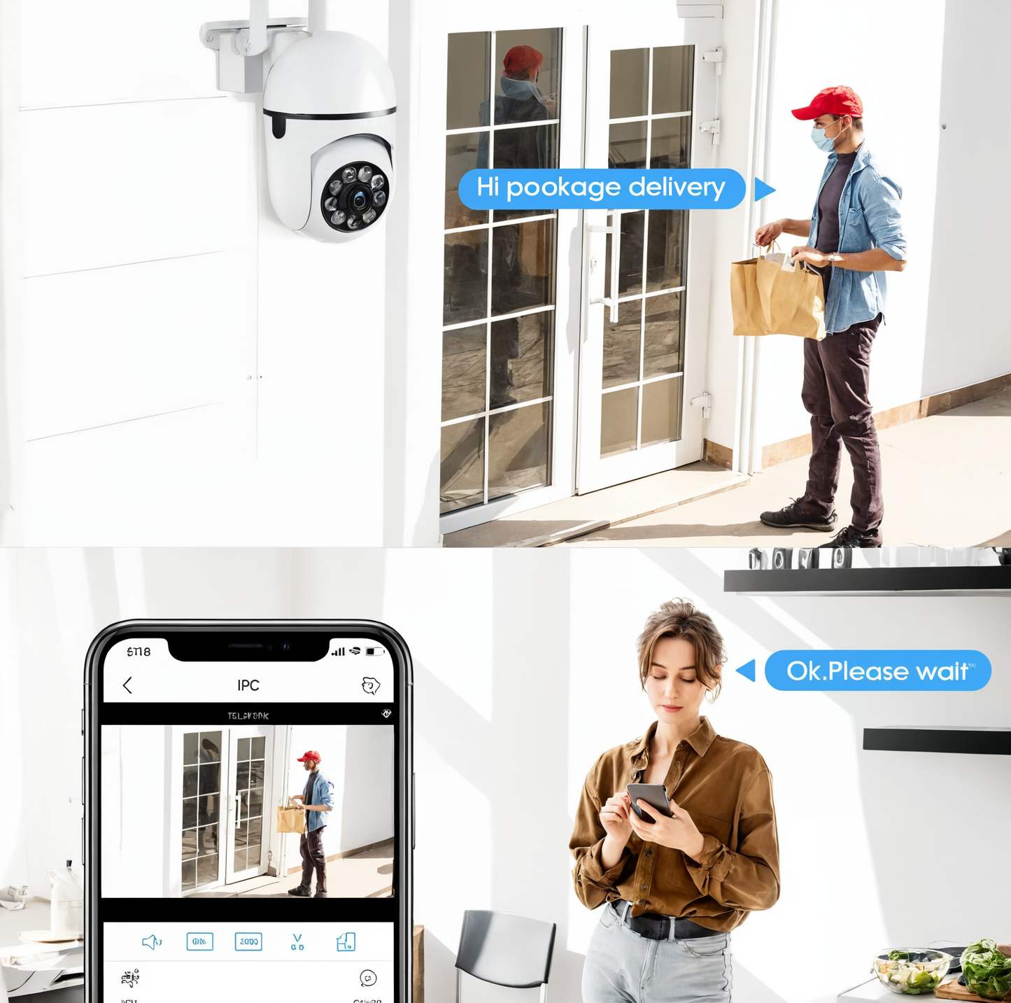 VENTANA AL FUTURO 360° Peacekeeper Wireless Security Camera™