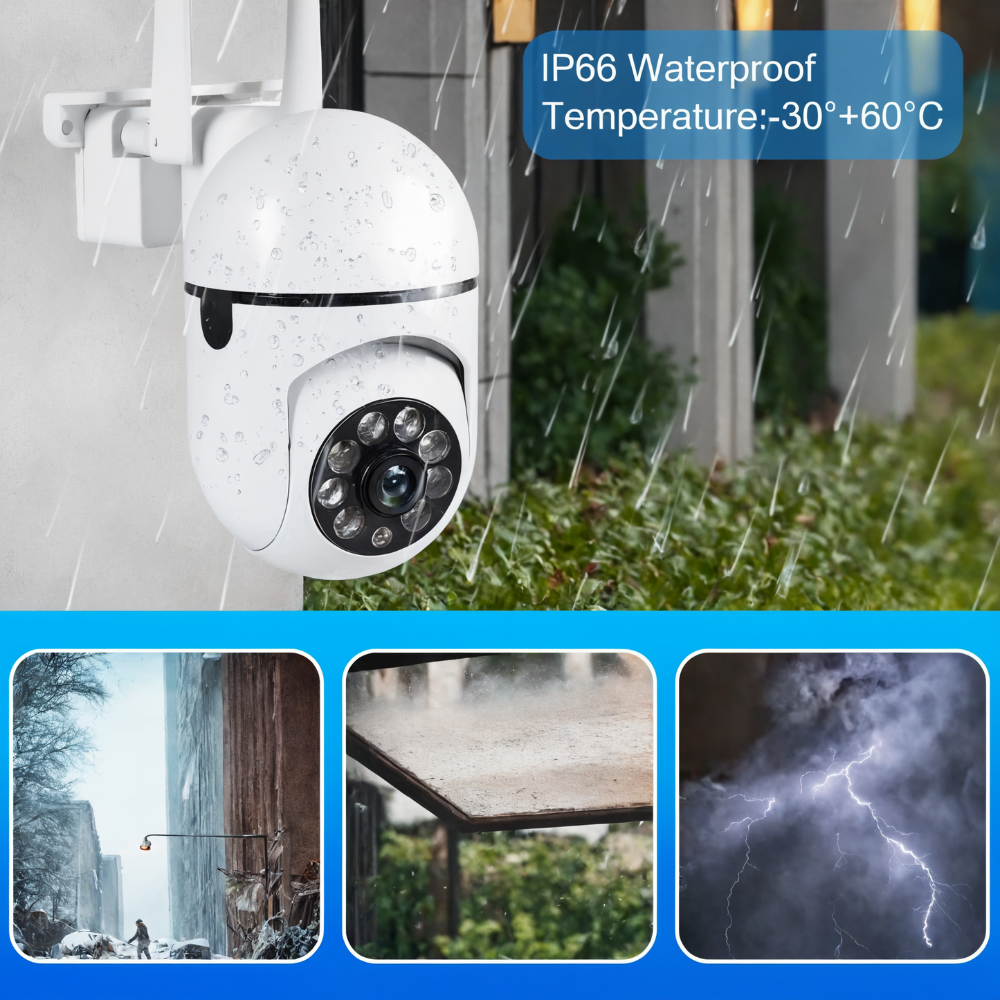 VENTANA AL FUTURO 360° Peacekeeper Wireless Security Camera™